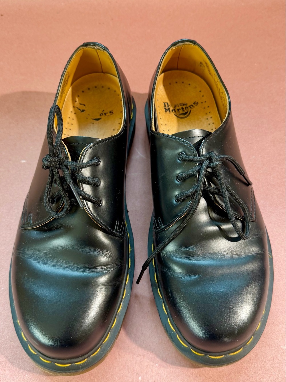 Dr. Martens Men's 1461 Black 3-Eye Classic Leather Oxford Shoes